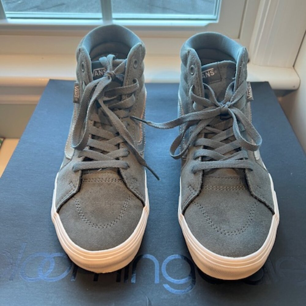 Like NEW Vans Steel Blue Filmore High-Top Sneaker- Size 7